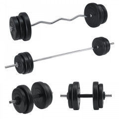 Profesionálna sada činiek MOVIT 3 v 1 | 60 kg