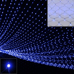 Vianočná LED obrazovka 2 x 1,5 m | modrá 160 LED č.1