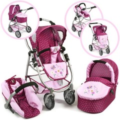 Kočík pre bábiky Bayer Chic 2000 Emotion 3v1 s autosedačkou 29 č.1