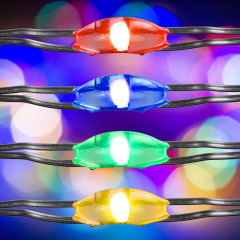 Vianočná LED reťaz 100 LED farebných | 2 kusy č.3