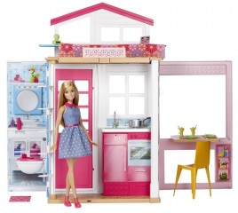 Mattel Barbie Dom 2v1 a bábika č.1