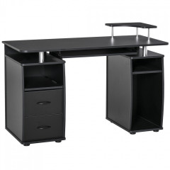 Počítačový stôl 120 x 55 x 85 cm | čierna č.1