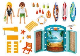 Playmobil 5641 Prenosný kufrík Plážový obchod č.2