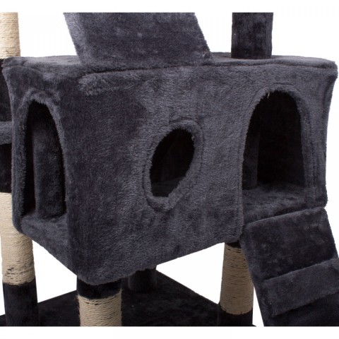 Škrabadlo pre mačky 170x62x75 cm | tmavo šedé č.8