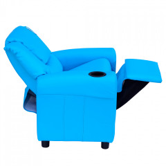 Detská skladacia stolička 62 x 56 x 69 cm | modrá č.3