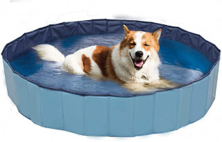 Croci Skladací bazén pre psa 120 x 30 cm | modrý č.2