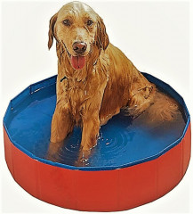 Croci Skladací bazén pre psa 120 x 30 cm | červený č.3