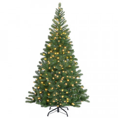 Umelý vianočný stromček s osvetlením 140 cm | zelená č.1