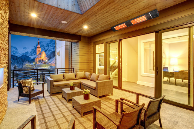 Infračervený ohrievač s diaľkovým ovládaním 3000W | čierna č.2