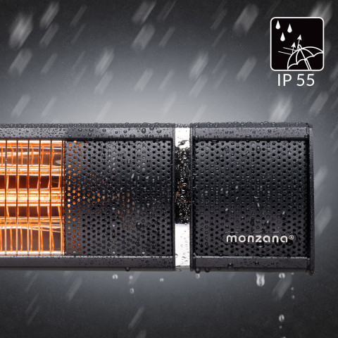 Infračervený ohrievač s diaľkovým ovládaním 3000W | čierna č.9