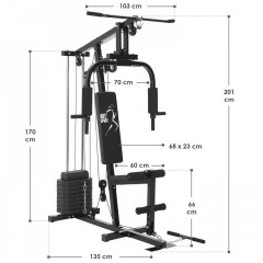 Posilňovací stroj ProfiGym 2000 č.2