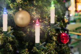 Sviečky na vianočný stromček 20 LED | farebné č.3