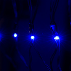 Vianočná LED obrazovka 1,2 x 1,2 m | modrá 100 LED diód č.3