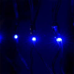 Vianočná LED obrazovka 1,2 x 1,2 m | modrá 100 LED diód č.3