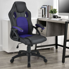 Kancelárska stolička Racing dizajn | fialovo-čierna č.2