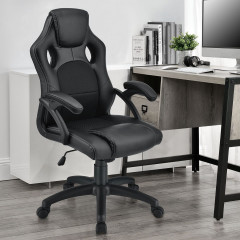 Kancelárska stolička Racing dizajn | čierna č.2
