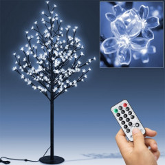 Dekoratívna LED čerešňa 180 cm 200 LED | modrá č.1