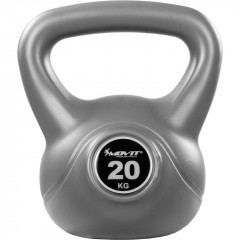 Kettlebell činka 20 kg | sivá