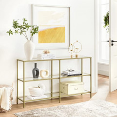 Konzolový stolík 130 x 30 x 73,3 cm | zlatá č.1