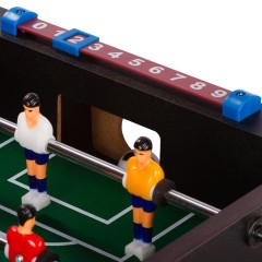 Mini stolný futbal futbalček s nožičkami 70x37x25 cm | čierny č.3