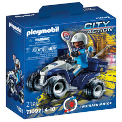 Playmobil 71092 Policajná rýchlostná štvorkolka č.1