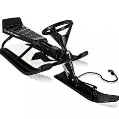 Detský skibob snežný skúter čierny