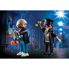 Playmobil 70822 Duopack policajt a postrekovač č.2