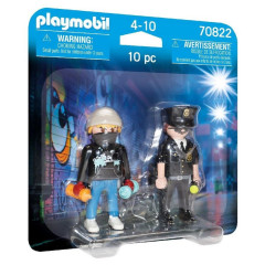 Playmobil 70822 Duopack policajt a postrekovač č.1