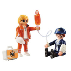 Playmobil 70823 DuoPack Pohotovostný lekár a policajtka č.3