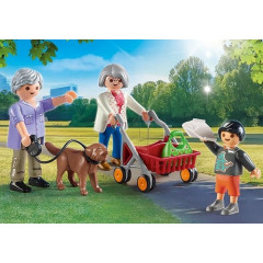 Playmobil 70990 Starí rodičia s vnukom č.2