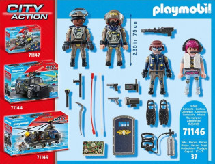 Playmobil 71146 Sada figúrok pre špeciálne jednotky č.3