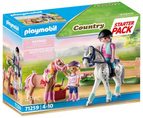 Playmobil 71259 Starter Pack Starostlivosť o kone č.1