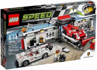 LEGO Speed Champions 75876 Porsche 919 Hybrid a 917K ulička v boxoch č.1