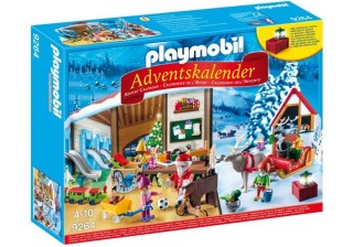 Adventný kalendár Playmobil 9264 Santova dielňa
