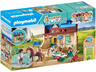 Playmobil Kone z vodopádu 71352 Jazdecká terapia a veterinárna ordinácia č.1