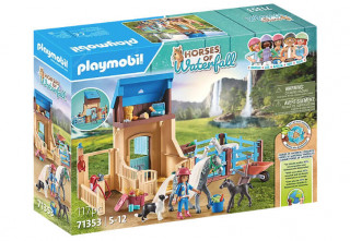 Playmobil Kone z vodopádu 71353 Amelia & Whisper s boxom pre kone č.1