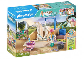 Playmobil Kone z vodopádu 71354 Isabella a levíča Umývací box č.1