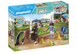 Playmobil Kone vodopádu 71355 Zoe & Blaze s turnajovým ihriskom č.1