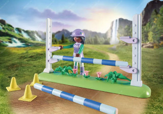 Playmobil Kone vodopádu 71355 Zoe & Blaze s turnajovým ihriskom č.3