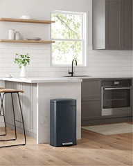 Kuchynský odpadkový kôš 30 l | dymovo sivá č.1