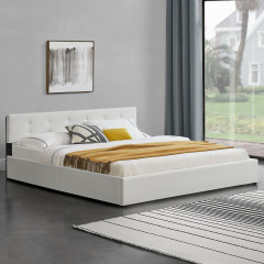Čalúnená posteľ Marbella 180 x 200 cm | biela č.1