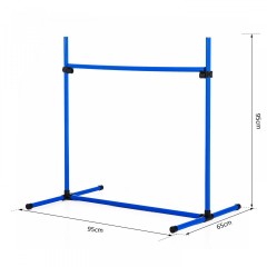 Agility prekážky pre psov 95 x 65 x 95 cm | modrá č.3
