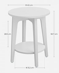 Okrúhly konferenčný stolík | Ø 40 cm č.3