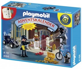 Adventný kalendár Playmobil 4168 Polícia č.1