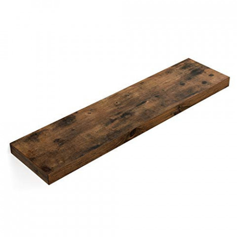 Plovoucí police 80 cm | hnědá č.2