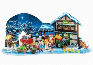 Adventný kalendár Playmobil 6624 Vianoce na farme č.2