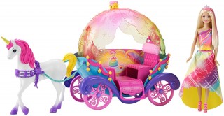 Mattel Barbie Dúhový kočiar s princeznou č.1