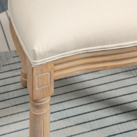 Sada 2 jídelních židlí Lea | krémové č.5