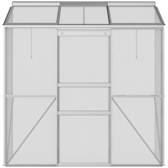 Hliníkový polykarbonátový skleník s posuvnými dveřmi | 192 x 68 x 196 cm č.3