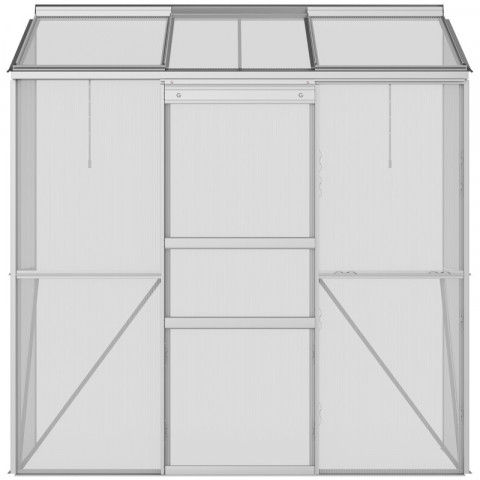 Hliníkový polykarbonátový skleník s posuvnými dveřmi | 192 x 68 x 196 cm č.3